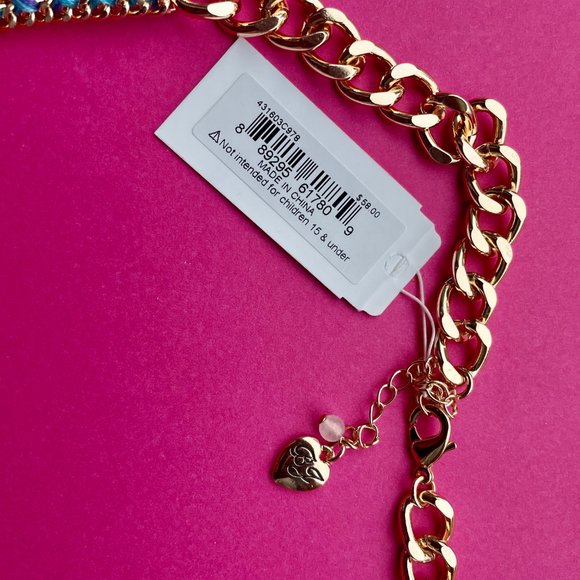 NWT Betsey Johnson Bug Collector Dragonfly Choker Necklace Gold - Picture 11 of 13